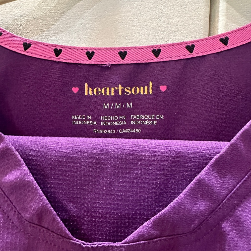 Scrub set, medium top and medium petite bottoms